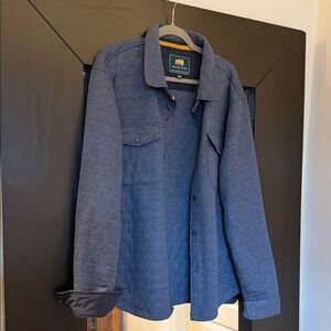 Horizon Men’s Navy Quilted Shirt Jacket-Bass Creek Outfitters